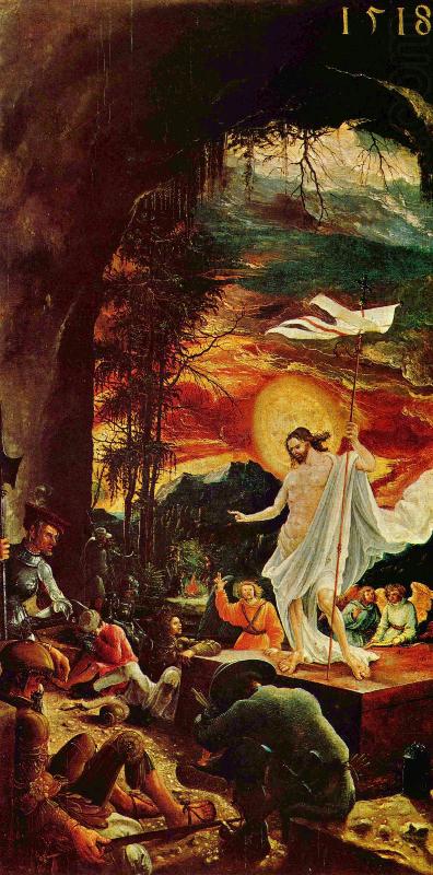 Albrecht Altdorfer Resurrection by Altdorfer china oil painting image